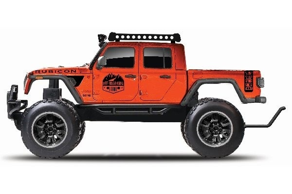 Jeep Gladiator 1:6 R/C 2,4Ghz Li-ion, orange i gruppen LEKSAKER, BARN- & BABYPRODUKTER / Radiostyrt / Radiostyrda bilar hos TP E-commerce Nordic AB (A05102)