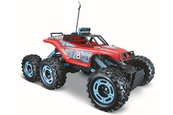 Rock Crawler 6X6 R/C 27Mhz red i gruppen LEKSAKER, BARN- & BABYPRODUKTER / Radiostyrt / Radiostyrda bilar hos TP E-commerce Nordic AB (A05106)