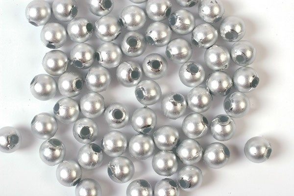 Plastpärlor 3mm 500g, Silver i gruppen SPORT, FRITID & HOBBY / Hobby / Pärlor / Plastpärlor hos TP E-commerce Nordic AB (A05187)