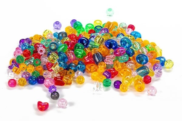 Pearl`n fun Pärlmix transparenta, 1000g i gruppen SPORT, FRITID & HOBBY / Hobby / Pärlor / Plastpärlor hos TP E-commerce Nordic AB (A05238)