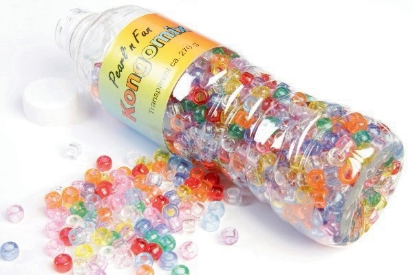 Pearl`n fun Kongomix i olika transparenta färger, 270g i gruppen SPORT, FRITID & HOBBY / Hobby / Pärlor / Plastpärlor hos TP E-commerce Nordic AB (A05259)