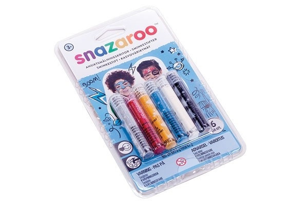 Snazaroo Ansiktfärg Adventure Stift, 6st i gruppen LEKSAKER, BARN- & BABYPRODUKTER / Leksaker / Maskeradkläder hos TP E-commerce Nordic AB (A05303)