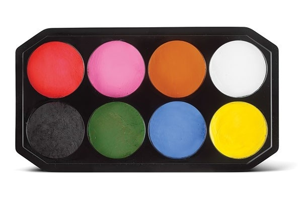 Snazaroo Ansiktsfärg palett 8x18ml i gruppen LEKSAKER, BARN- & BABYPRODUKTER / Leksaker / Maskeradkläder hos TP E-commerce Nordic AB (A05310)