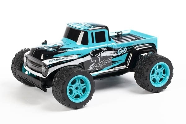 Go Fierce - Off-Road RC Pickup med 2,4 GHz Fjärrkontroll, Turkos i gruppen LEKSAKER, BARN- & BABYPRODUKTER / Radiostyrt / Radiostyrda bilar hos TP E-commerce Nordic AB (A05375)