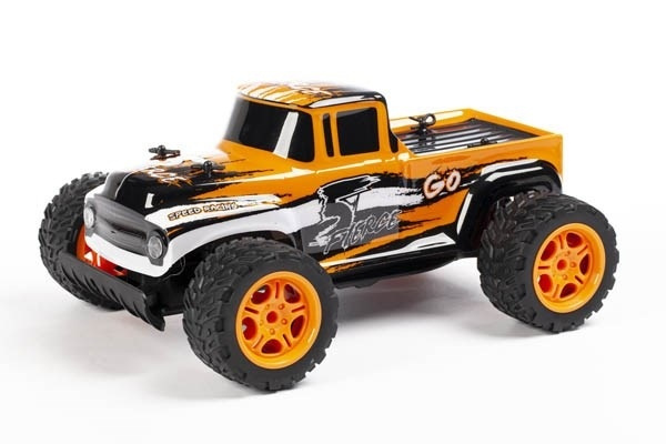 Go Fierce - Off-Road RC Pickup med 2,4 GHz Fjärrkontroll, Orange i gruppen LEKSAKER, BARN- & BABYPRODUKTER / Radiostyrt / Radiostyrda bilar hos TP E-commerce Nordic AB (A05376)