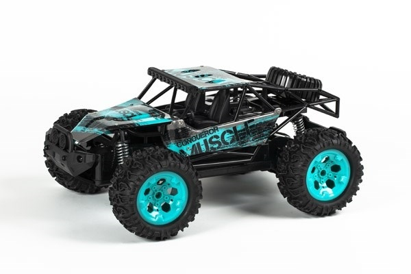 Rude Off-Road 1:12 RC-Bil, 2,4GHz, Turkos Metallic i gruppen LEKSAKER, BARN- & BABYPRODUKTER / Radiostyrt / Radiostyrda bilar hos TP E-commerce Nordic AB (A05390)