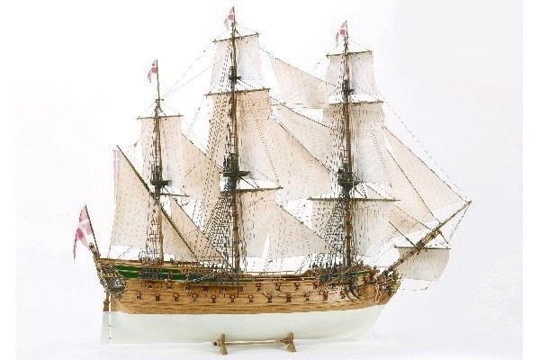 1:75 Norske Løve - Wooden hull i gruppen SPORT, FRITID & HOBBY / Hobby / Trämodeller / Skepp hos TP E-commerce Nordic AB (A05400)