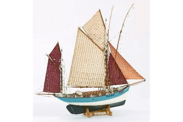 1:50 Marie Jeanne -Wooden hull i gruppen SPORT, FRITID & HOBBY / Hobby / Trämodeller / Skepp hos TP E-commerce Nordic AB (A05416)