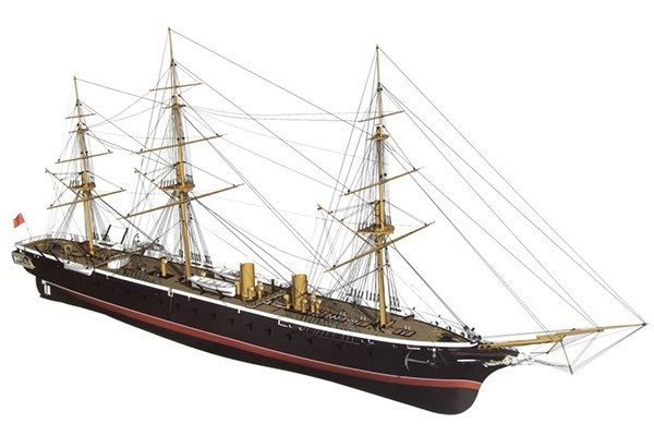 1:100 HMS Warrior -Wooden hull i gruppen SPORT, FRITID & HOBBY / Hobby / Trämodeller / Skepp hos TP E-commerce Nordic AB (A05449)