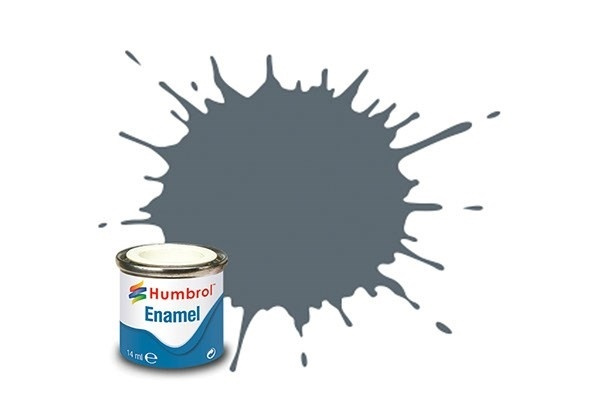 Paint enamel gloss 14 ml dark ad grey i gruppen SPORT, FRITID & HOBBY / Hobby / Hobbyfärger / Humbrol / Oljebaserad hos TP E-commerce Nordic AB (A05496)