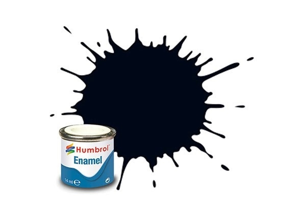 Paint enamel gloss 14 ml black i gruppen SPORT, FRITID & HOBBY / Hobby / Hobbyfärger / Humbrol / Oljebaserad hos TP E-commerce Nordic AB (A05508)