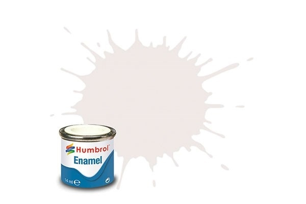 Paint enamel gloss 14 ml white i gruppen SPORT, FRITID & HOBBY / Hobby / Hobbyfärger / Humbrol / Oljebaserad hos TP E-commerce Nordic AB (A05509)
