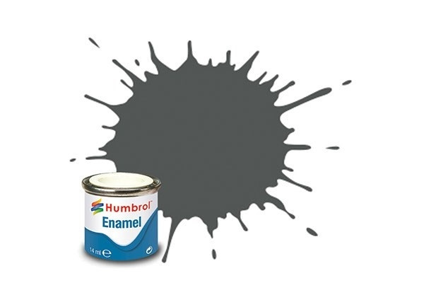 Paint enamel matt 14 ml slate grey i gruppen SPORT, FRITID & HOBBY / Hobby / Hobbyfärger / Humbrol / Oljebaserad hos TP E-commerce Nordic AB (A05518)