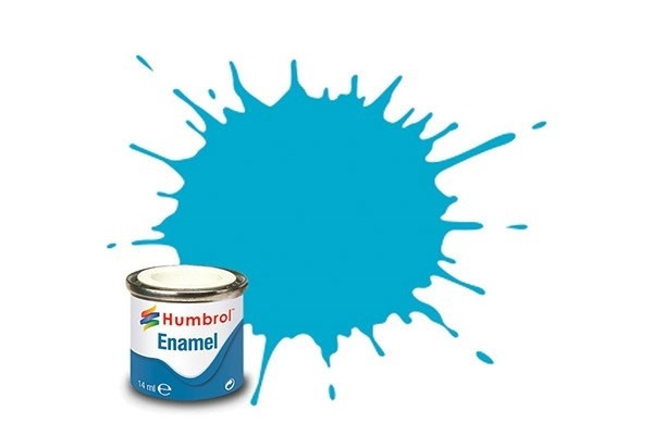 Paint enamel gloss 14 ml sea blue i gruppen SPORT, FRITID & HOBBY / Hobby / Hobbyfärger / Humbrol / Oljebaserad hos TP E-commerce Nordic AB (A05526)