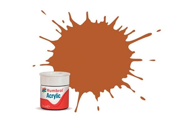 Acrylic maling tan 14ml - Blank - replaced i gruppen SPORT, FRITID & HOBBY / Hobby / Hobbyfärger / Humbrol / Vattenbaserad hos TP E-commerce Nordic AB (A05729)