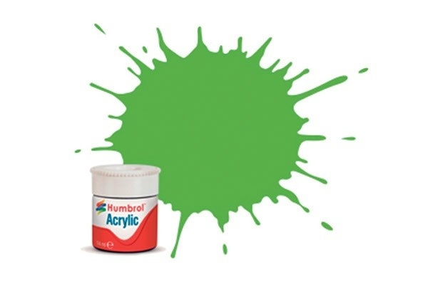 Acrylic maling lime 14ml - Klar - replaced i gruppen SPORT, FRITID & HOBBY / Hobby / Hobbyfärger / Humbrol / Vattenbaserad hos TP E-commerce Nordic AB (A05733)