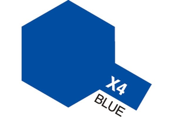 Acrylic Mini X-4 Blue i gruppen SPORT, FRITID & HOBBY / Hobby / Hobbyfärger / Tamiya / Vattenbaserad hos TP E-commerce Nordic AB (A05780)