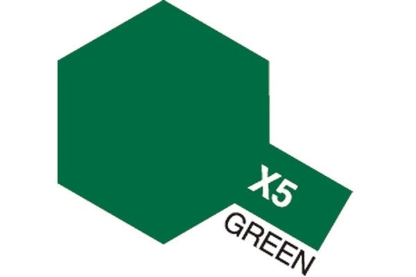 Acrylic Mini X-5 Green i gruppen SPORT, FRITID & HOBBY / Hobby / Hobbyfärger / Tamiya / Vattenbaserad hos TP E-commerce Nordic AB (A05781)