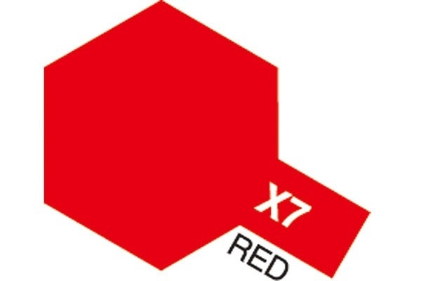 Acrylic Mini X-7 Red i gruppen SPORT, FRITID & HOBBY / Hobby / Hobbyfärger / Tamiya / Vattenbaserad hos TP E-commerce Nordic AB (A05783)