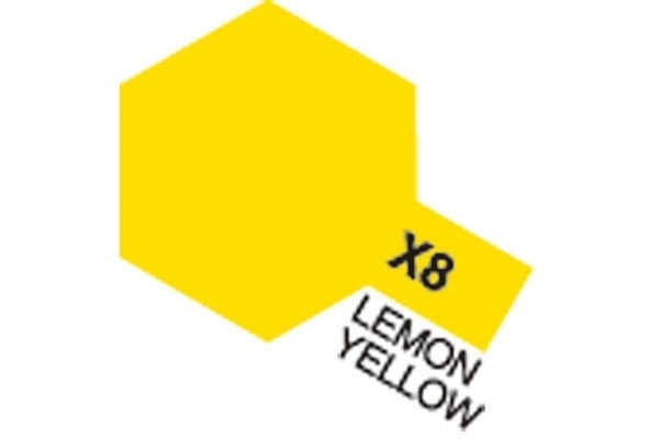 Acrylic Mini X-8 Lemon Yellow i gruppen SPORT, FRITID & HOBBY / Hobby / Hobbyfärger / Tamiya / Vattenbaserad hos TP E-commerce Nordic AB (A05784)