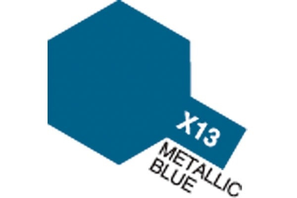 Acrylic Mini X-13 Metallic Blue i gruppen SPORT, FRITID & HOBBY / Hobby / Hobbyfärger / Tamiya / Vattenbaserad hos TP E-commerce Nordic AB (A05789)