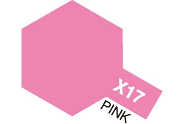 Acrylic Mini X-17 Pink i gruppen SPORT, FRITID & HOBBY / Hobby / Hobbyfärger / Tamiya / Vattenbaserad hos TP E-commerce Nordic AB (A05793)