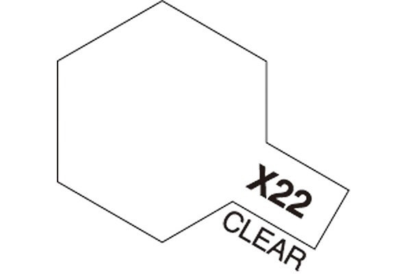 Acrylic Mini X-22 Clear i gruppen SPORT, FRITID & HOBBY / Hobby / Hobbyfärger / Tamiya / Vattenbaserad hos TP E-commerce Nordic AB (A05798)