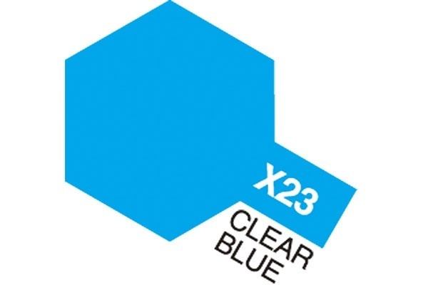 Acrylic Mini X-23 Clear Blue i gruppen SPORT, FRITID & HOBBY / Hobby / Hobbyfärger / Tamiya / Vattenbaserad hos TP E-commerce Nordic AB (A05799)