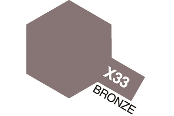 Acrylic Mini X-33 Bronze i gruppen SPORT, FRITID & HOBBY / Hobby / Hobbyfärger / Tamiya / Vattenbaserad hos TP E-commerce Nordic AB (A05807)