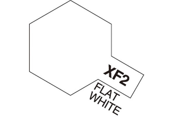 Acrylic Mini XF-2 Flat White i gruppen SPORT, FRITID & HOBBY / Hobby / Hobbyfärger / Tamiya / Vattenbaserad hos TP E-commerce Nordic AB (A05811)