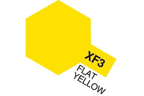 Acrylic Mini XF-3 Flat Yellow i gruppen SPORT, FRITID & HOBBY / Hobby / Hobbyfärger / Tamiya / Vattenbaserad hos TP E-commerce Nordic AB (A05812)