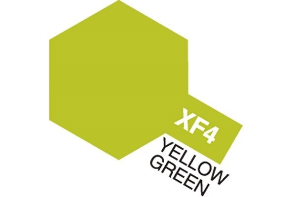 Acrylic Mini XF-4 Yellow Green i gruppen SPORT, FRITID & HOBBY / Hobby / Hobbyfärger / Tamiya / Vattenbaserad hos TP E-commerce Nordic AB (A05813)