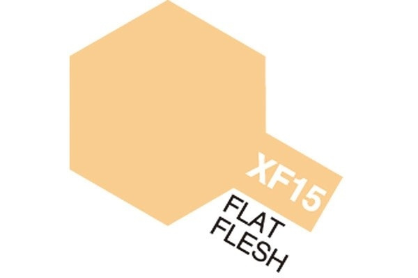 Acrylic Mini XF-15 Flat Flesh i gruppen SPORT, FRITID & HOBBY / Hobby / Hobbyfärger / Tamiya / Vattenbaserad hos TP E-commerce Nordic AB (A05824)
