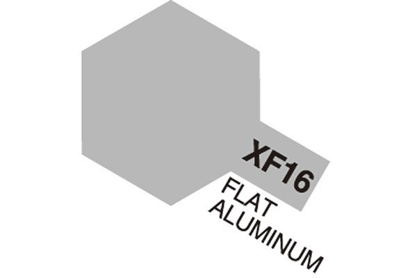 Acrylic Mini XF-16 Flat Aluminum i gruppen SPORT, FRITID & HOBBY / Hobby / Hobbyfärger / Tamiya / Vattenbaserad hos TP E-commerce Nordic AB (A05825)