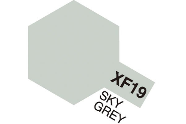 Acrylic Mini XF-19 Sky Grey i gruppen SPORT, FRITID & HOBBY / Hobby / Hobbyfärger / Tamiya / Vattenbaserad hos Teknikproffset Nordic AB (A05828)