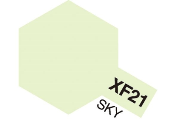 Acrylic Mini XF-21 Sky i gruppen SPORT, FRITID & HOBBY / Hobby / Hobbyfärger / Tamiya / Vattenbaserad hos TP E-commerce Nordic AB (A05830)