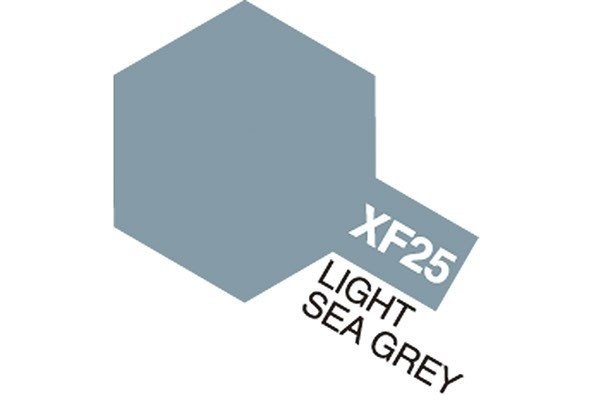 Acrylic Mini XF-25 Light Sea Grey i gruppen SPORT, FRITID & HOBBY / Hobby / Hobbyfärger / Tamiya / Vattenbaserad hos TP E-commerce Nordic AB (A05834)
