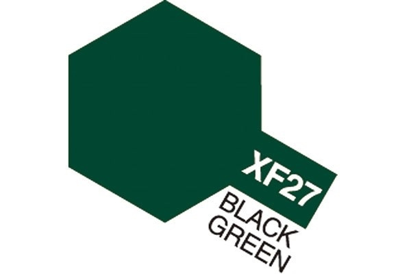 Acrylic Mini XF-27 Black Green i gruppen SPORT, FRITID & HOBBY / Hobby / Hobbyfärger / Tamiya / Vattenbaserad hos TP E-commerce Nordic AB (A05836)