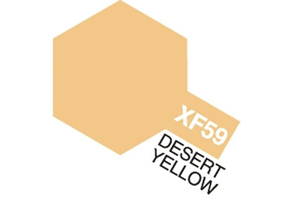 Acrylic Mini XF-59 Desert Yellow i gruppen SPORT, FRITID & HOBBY / Hobby / Hobbyfärger / Tamiya / Vattenbaserad hos TP E-commerce Nordic AB (A05848)