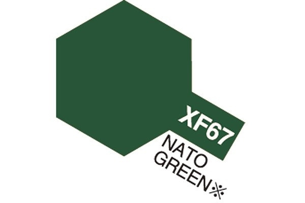 Acrylic Mini XF-67 NATO Green i gruppen SPORT, FRITID & HOBBY / Hobby / Hobbyfärger / Tamiya / Vattenbaserad hos TP E-commerce Nordic AB (A05856)