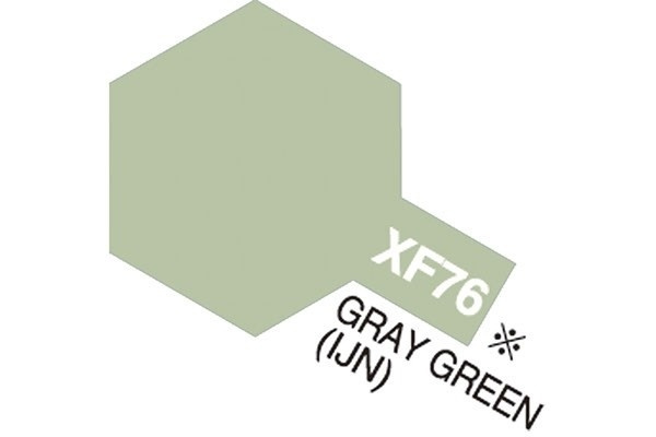 Acrylic Mini XF-76 Gray Green IJN i gruppen SPORT, FRITID & HOBBY / Hobby / Hobbyfärger / Tamiya / Vattenbaserad hos TP E-commerce Nordic AB (A05865)