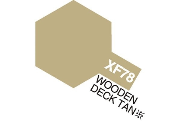 Acrylic Mini XF-78 Wooden Deck Tan i gruppen SPORT, FRITID & HOBBY / Hobby / Hobbyfärger / Tamiya / Vattenbaserad hos TP E-commerce Nordic AB (A05867)