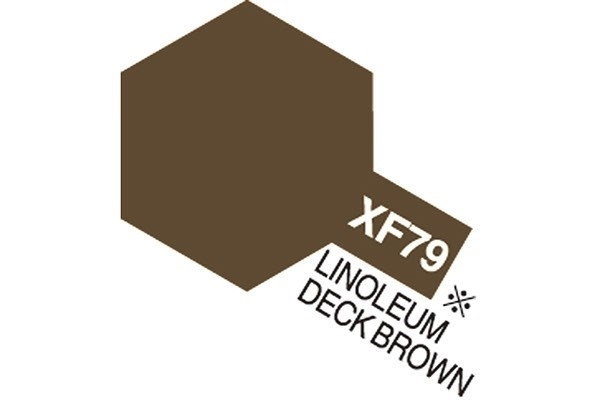 Acrylic Mini XF-79 Lino Deck Brown i gruppen SPORT, FRITID & HOBBY / Hobby / Hobbyfärger / Tamiya / Vattenbaserad hos TP E-commerce Nordic AB (A05868)