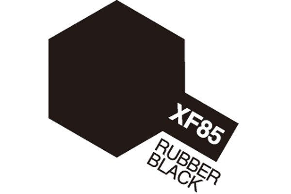 Acrylic Mini XF-85 Rubber Black i gruppen SPORT, FRITID & HOBBY / Hobby / Hobbyfärger / Tamiya / Vattenbaserad hos TP E-commerce Nordic AB (A05874)