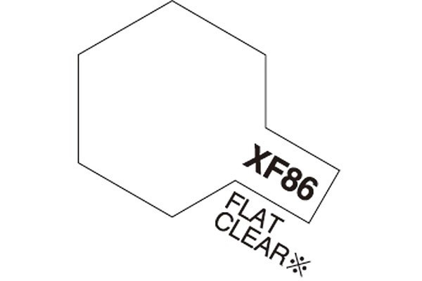 Acrylic Mini XF-86 Flat Clear i gruppen SPORT, FRITID & HOBBY / Hobby / Hobbyfärger / Tamiya / Vattenbaserad hos TP E-commerce Nordic AB (A05875)
