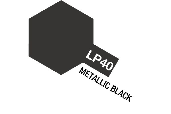 Tamiya Lacquer Paint LP-40 Metallic Black i gruppen SPORT, FRITID & HOBBY / Hobby / Hobbyfärger / Tamiya / Lackbaserad hos TP E-commerce Nordic AB (A05916)