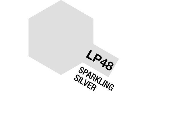 Tamiya Lacquer Paint LP-48 Sparkling Silver i gruppen SPORT, FRITID & HOBBY / Hobby / Hobbyfärger / Tamiya / Lackbaserad hos TP E-commerce Nordic AB (A05924)