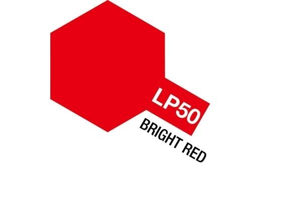 Tamiya Lacquer Paint LP-50 Bright Red i gruppen SPORT, FRITID & HOBBY / Hobby / Hobbyfärger / Tamiya / Lackbaserad hos TP E-commerce Nordic AB (A05926)