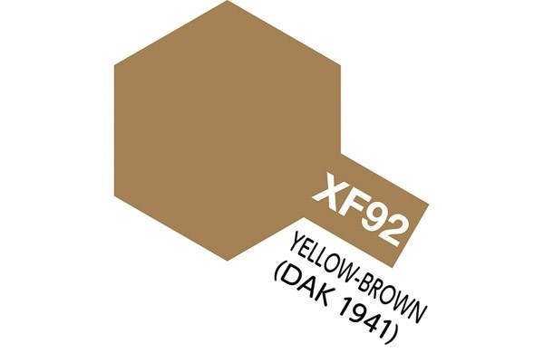 Acrylic Mini XF-92 Yellow-Brown DAK 1941 i gruppen SPORT, FRITID & HOBBY / Hobby / Hobbyfärger / Tamiya / Vattenbaserad hos TP E-commerce Nordic AB (A05956)