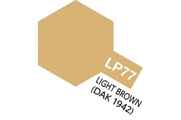 Tamiya Lacquer Paint LP-77 Light Brown DAK 1942 i gruppen SPORT, FRITID & HOBBY / Hobby / Hobbyfärger / Tamiya / Lackbaserad hos TP E-commerce Nordic AB (A05959)